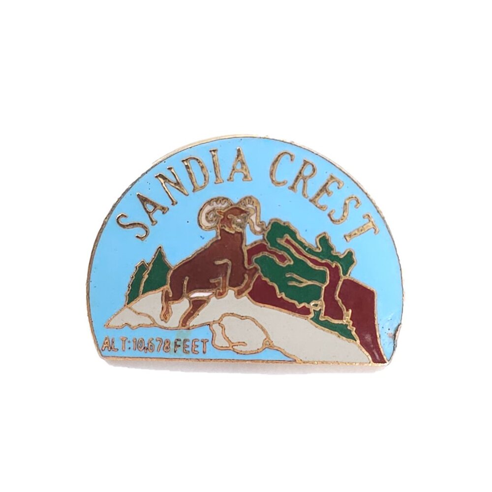 Vintage Sandia Crest Pin